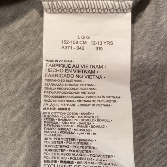 LEVI’S Dark Gray Kids T-shirt Boys Size Large 12-13 Years - Picture 10 of 11